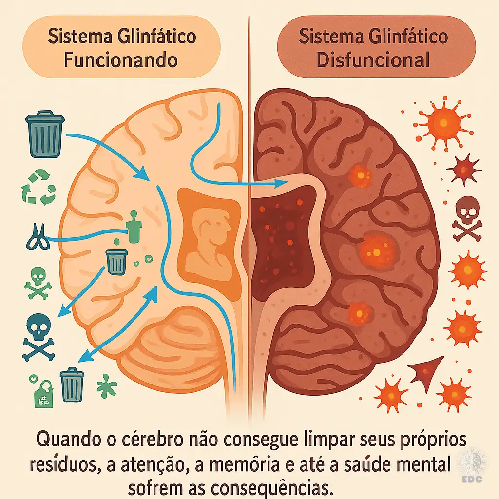 Disfunção Glinfática e Déficits Cognitivos no TDAH Adulto: Quando O Lixo Cerebral Não É Removido