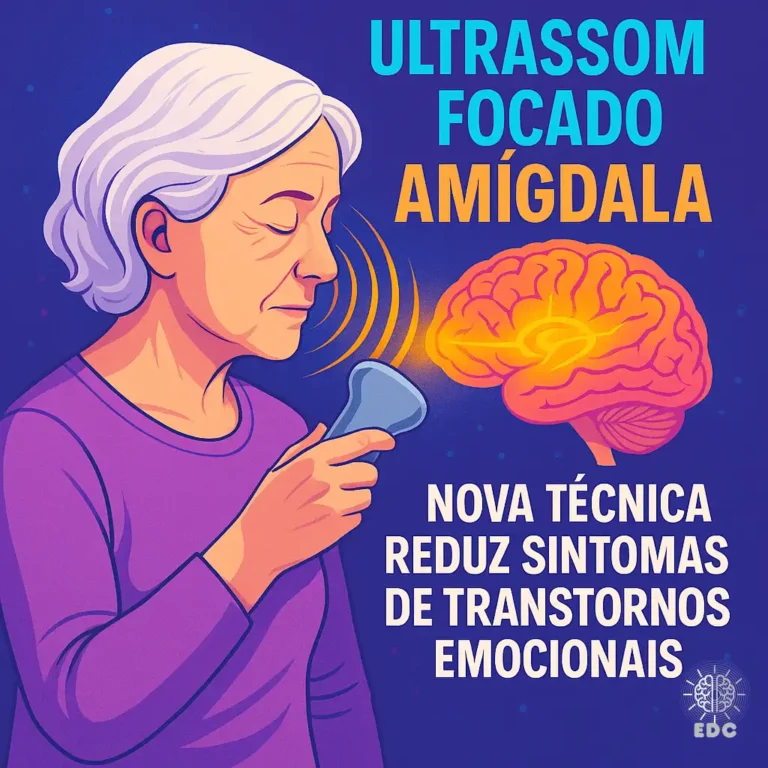 Estimulação Cerebral Por Ultrassom Focado Amígdala Reduz Sintomas de Transtornos De Humor, Ansiedade e Trauma