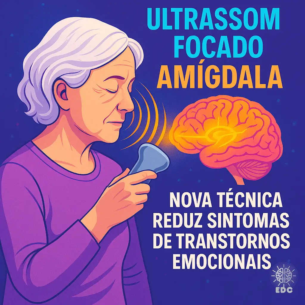 Estimulação Cerebral Por Ultrassom Focado Amígdala Reduz Sintomas de Transtornos De Humor, Ansiedade e Trauma