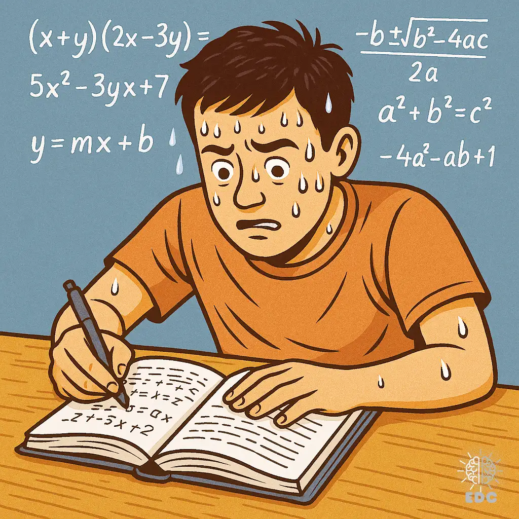 Reestruturação Cognitiva e Ansiedade Matemática: Como Reenquadrar Emoções Melhora o Desempenho em Matemática